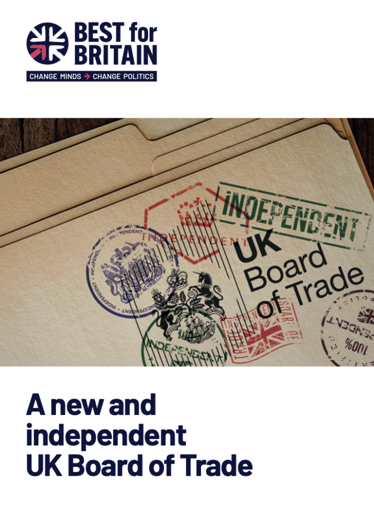 A new independent Board of Trade
