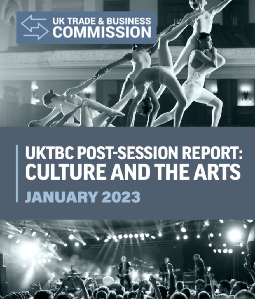 The UK’s culture sector and trade deals
