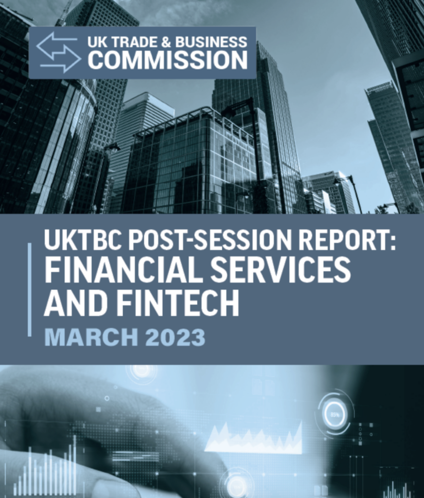 Fintech, financial services and trade