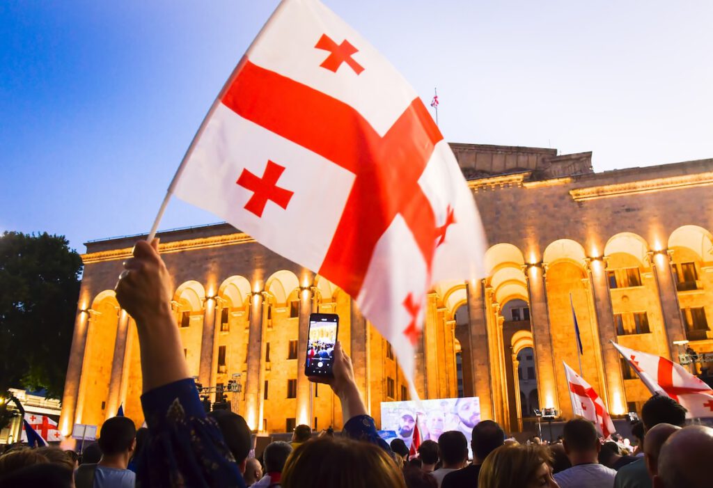 Victory for pro-Russian party in “rigged election” in Georgia