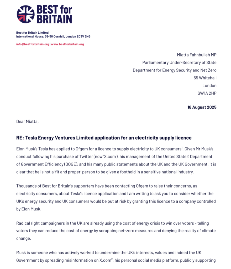 Take Action: Stop Elon Musk’s Energy Power Grab