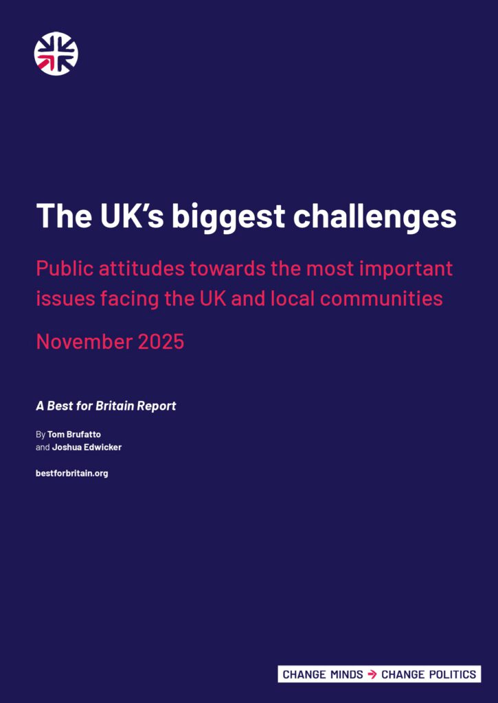 The UK’s biggest challenges: Public attitudes towards the most important issues facing the UK and local communities