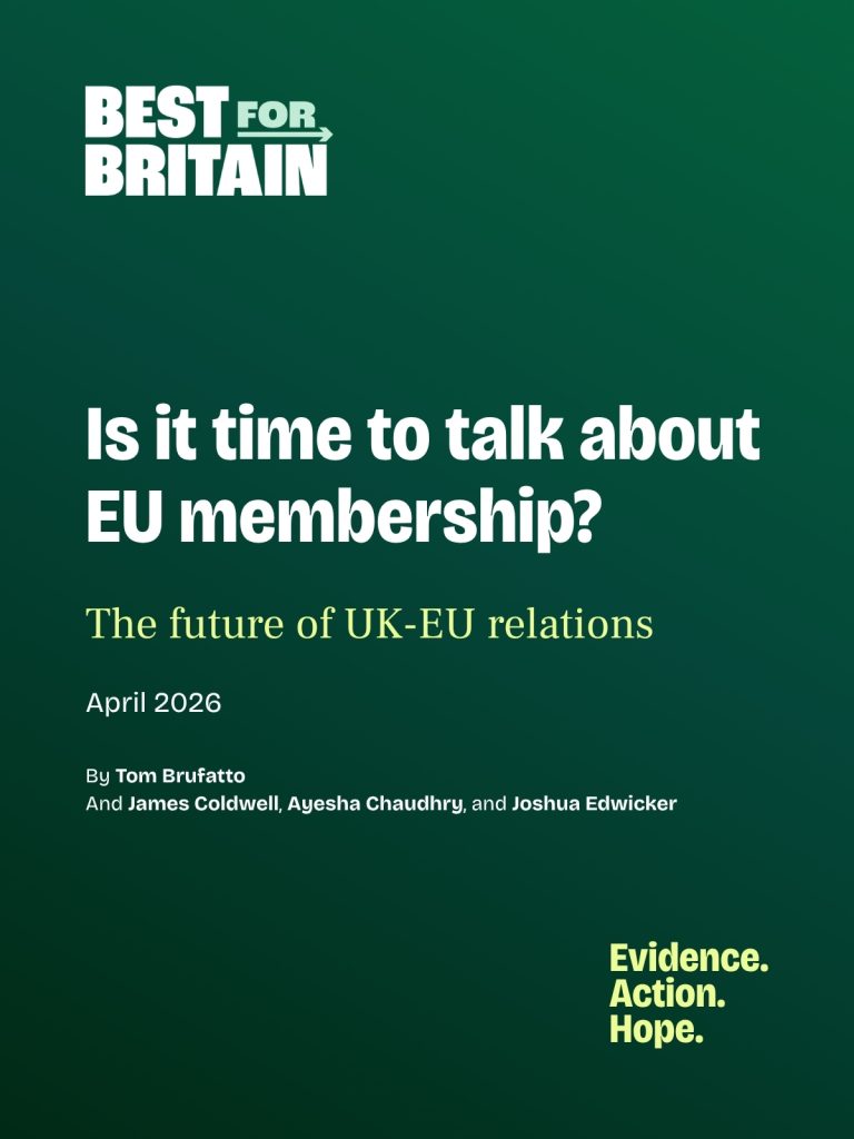 Is it time to talk about EU membership?