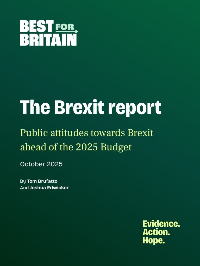 The Brexit Report: Public attitudes towards Brexit ahead of the 2025 Budget