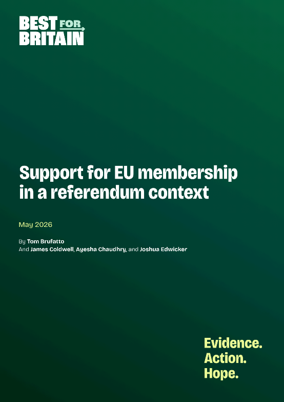 Support for EU membership in a referendum context